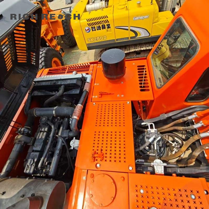 Front and boom view of a 2023 Doosan DX300 excavator, video walkthrough, priced at $41,000 for sale